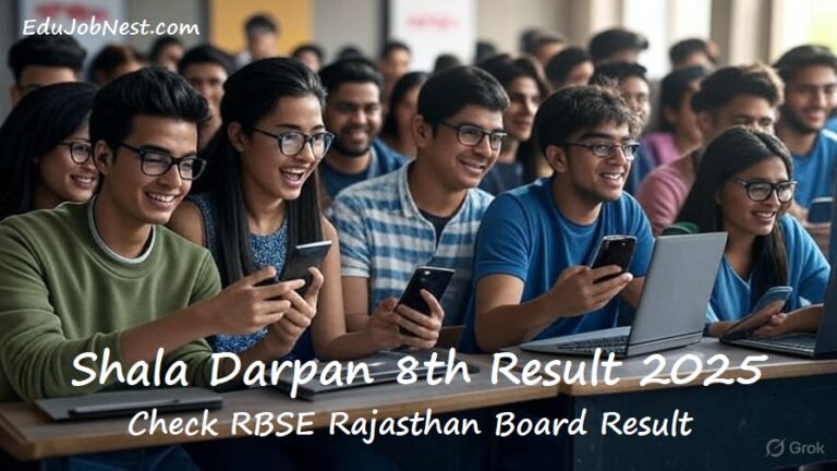 Shala Darpan 8th Result 2025