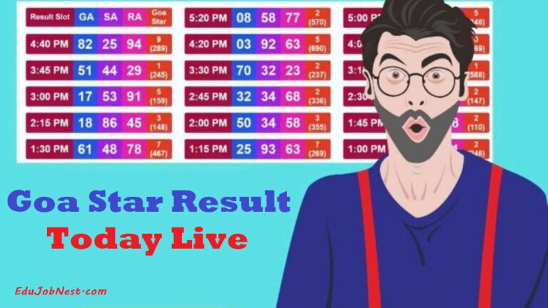 Goa Star Result Today Live