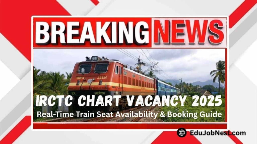 IRCTC Chart Vacancy 2025