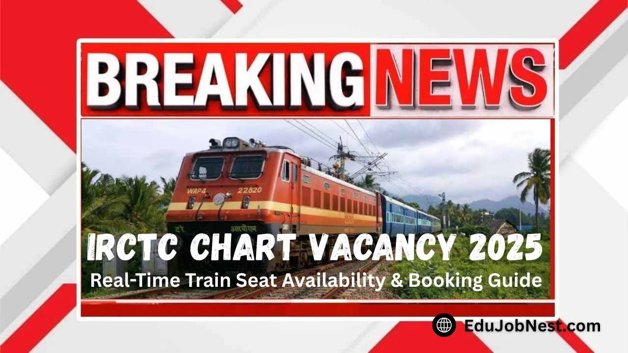 IRCTC Chart Vacancy 2025