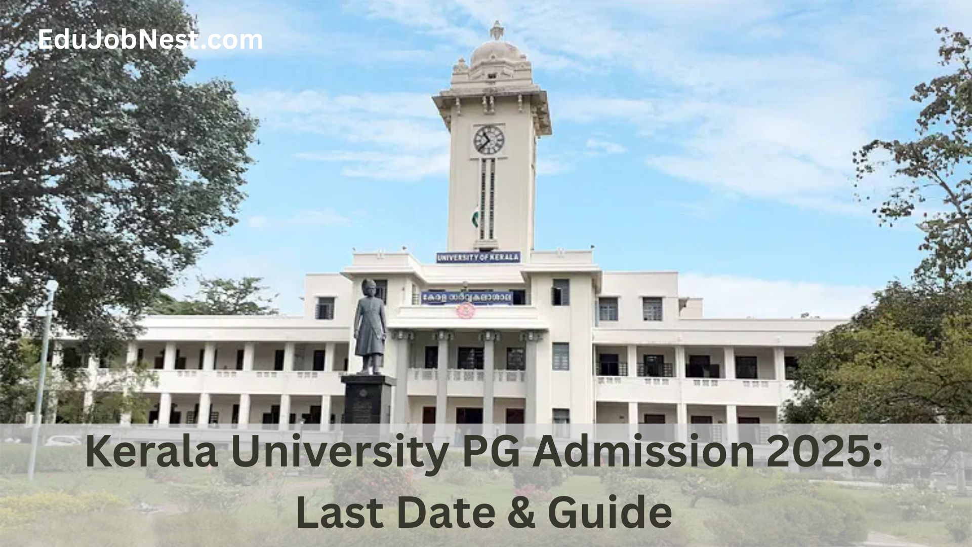 Kerala University PG Admission 2025