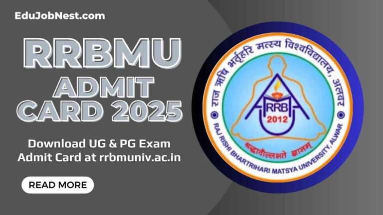 RRBMU Admit Card 2025