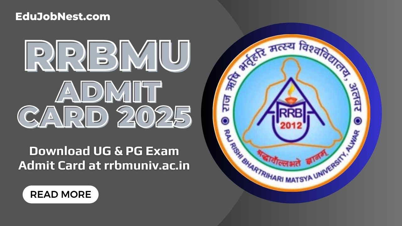 RRBMU Admit Card 2025