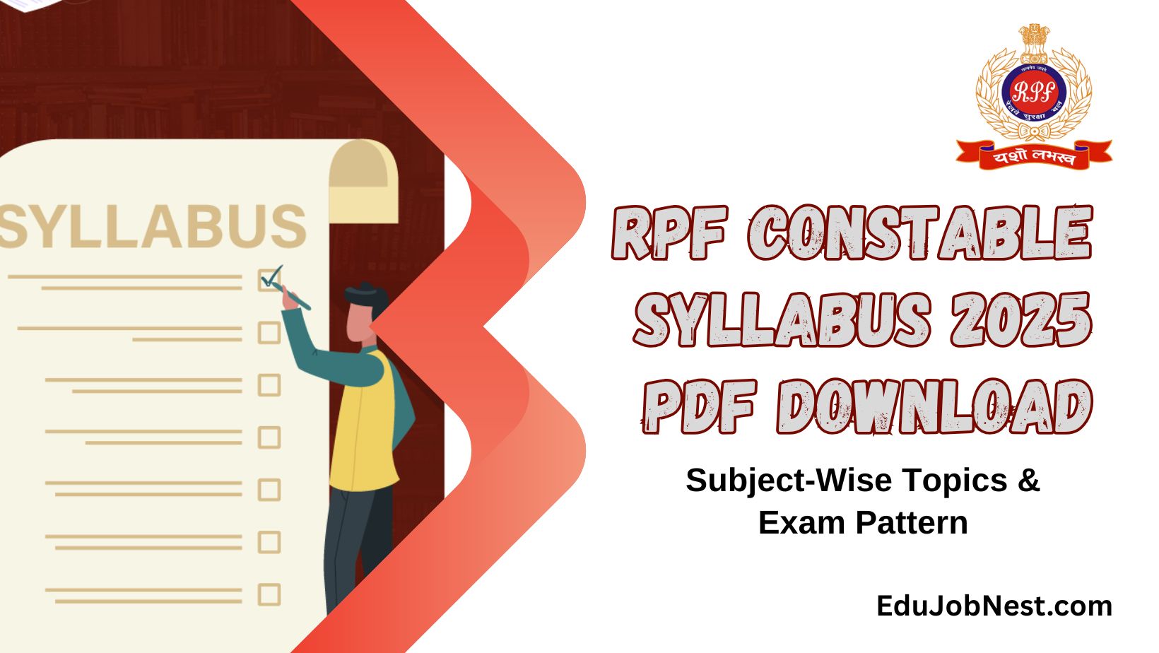 RPF Constable Syllabus 2025 PDF