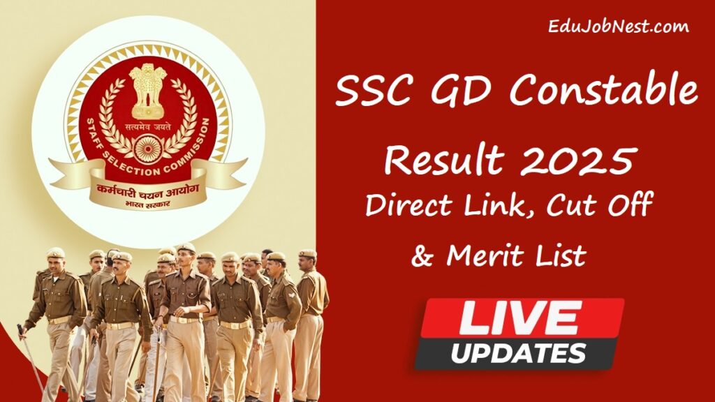 SSC GD Constable Result 2025
