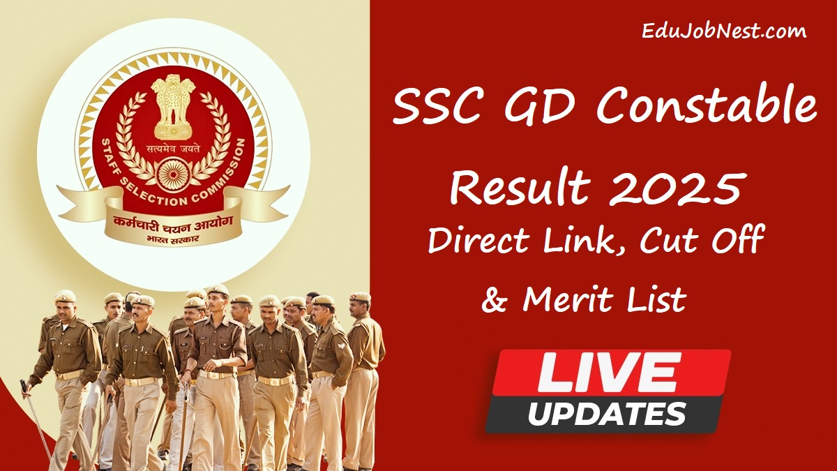 SSC GD Constable Result 2025