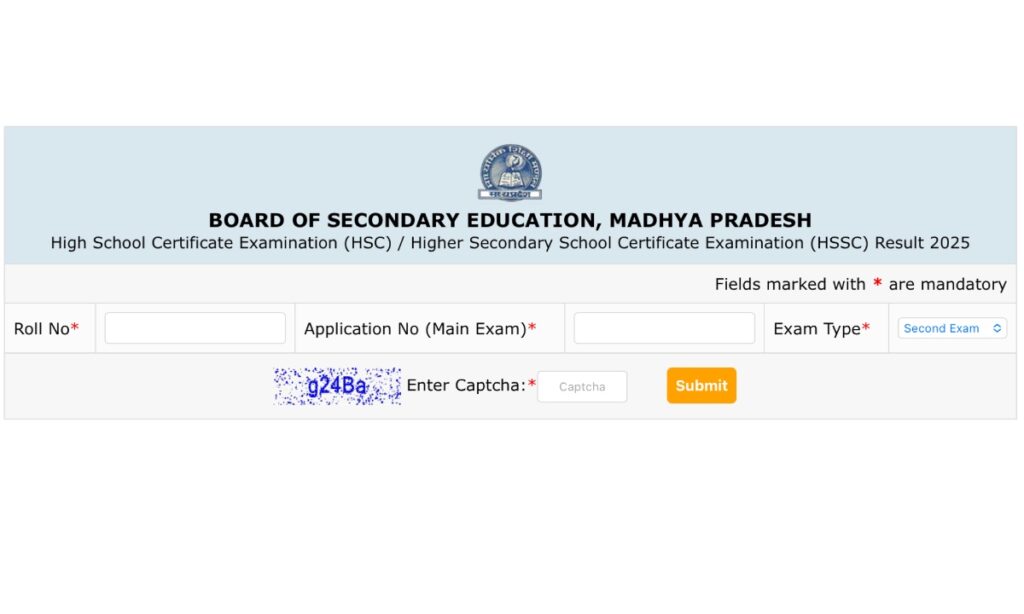 MPBSE Supplementary Result 2025