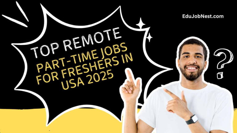 Remote Part-Time Jobs for Freshers