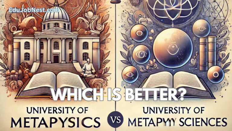 University of Metaphysics vs Metaphysical Sciences