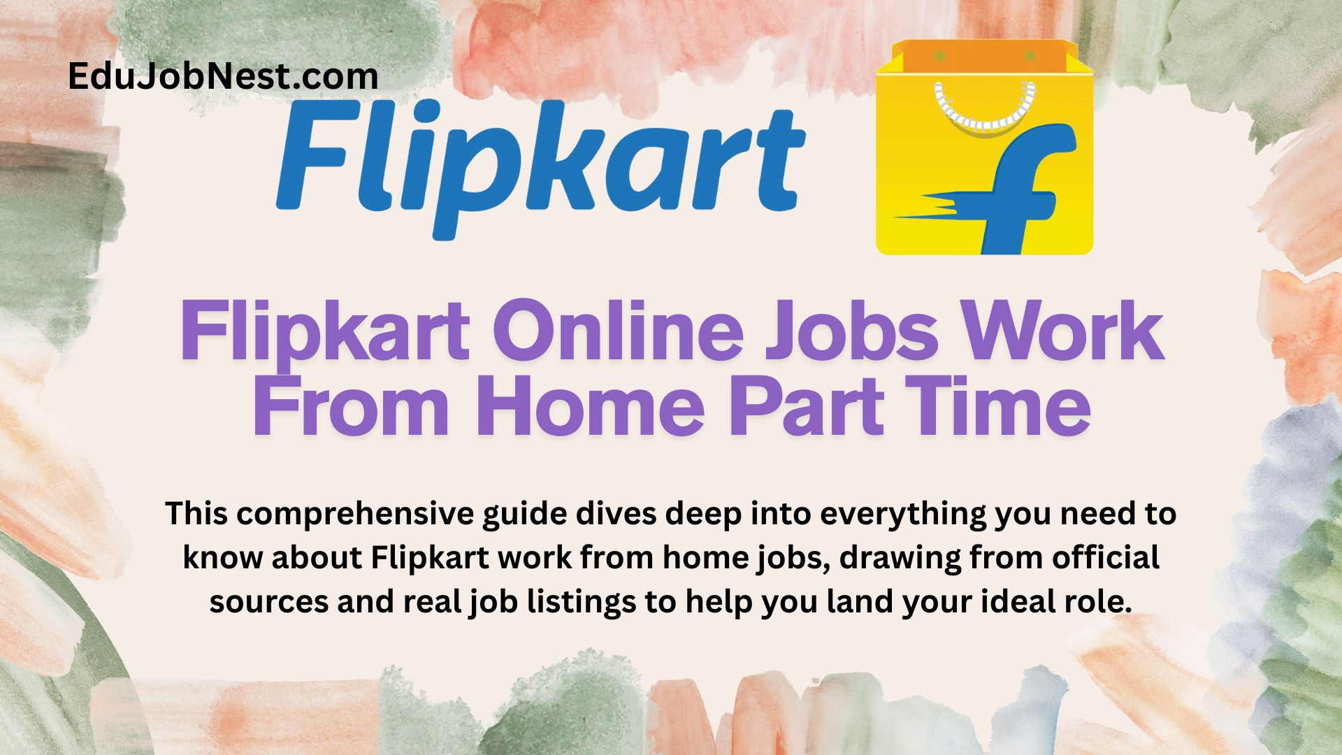 Flipkart Online Jobs Work From Home Part Time