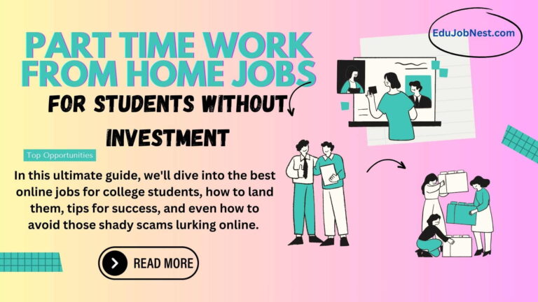 Part Time Work From Home Jobs For Students