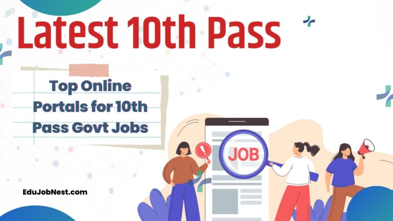 How to Apply for 10th Pass Govt Jobs Online