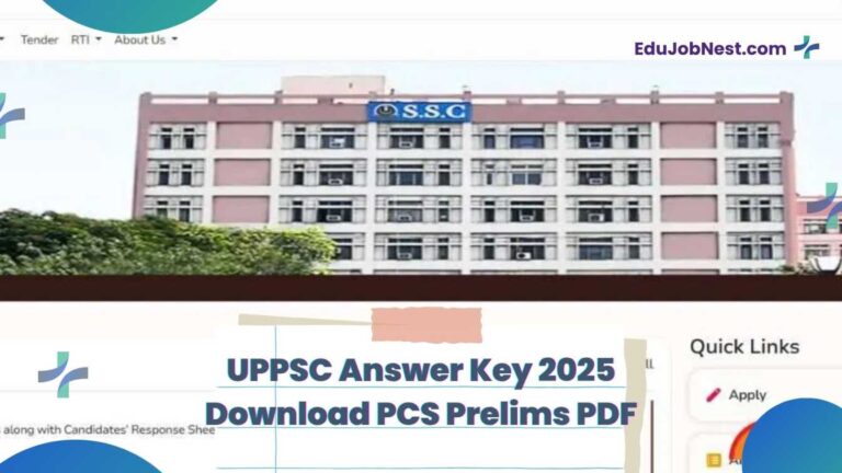 UPPSC Answer Key 2025