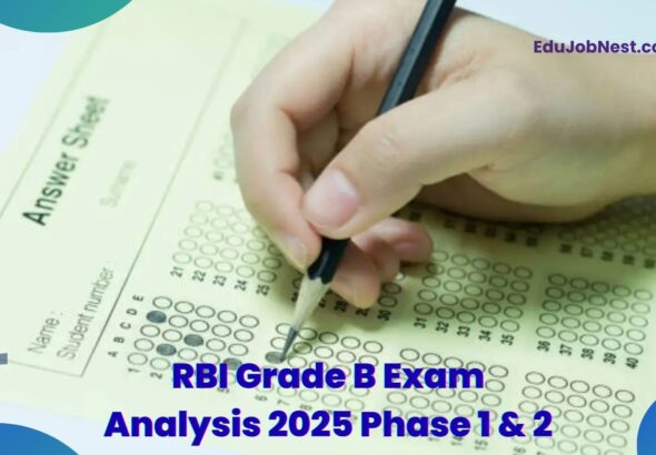 RBI Grade B Exam Analysis 2025