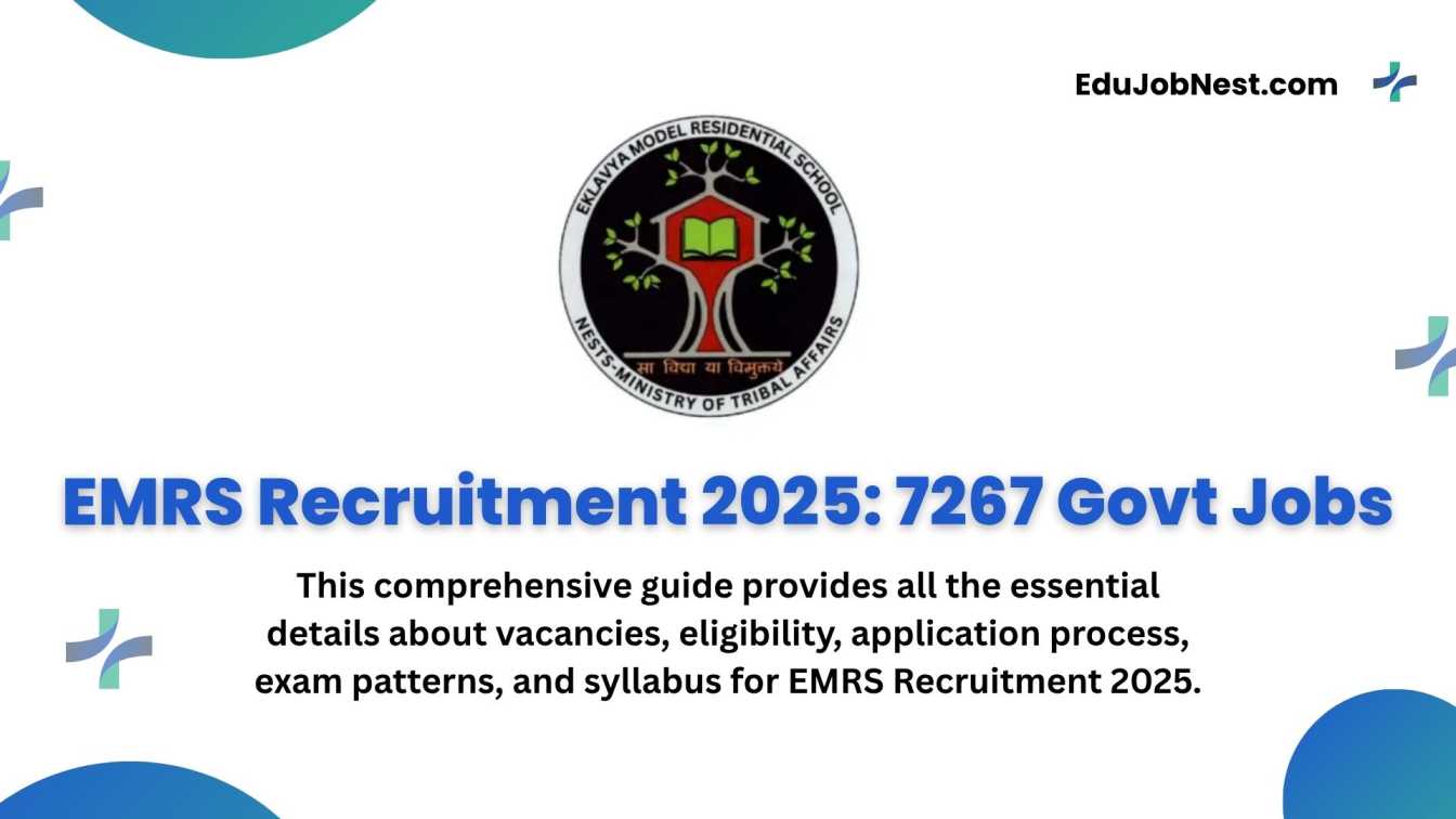 EMRS Recruitment 2025