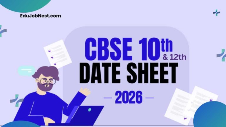 CBSE Date Sheet 2026