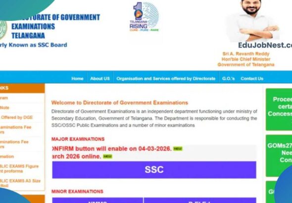 BSE Telangana Hall Tickets 2026 Out