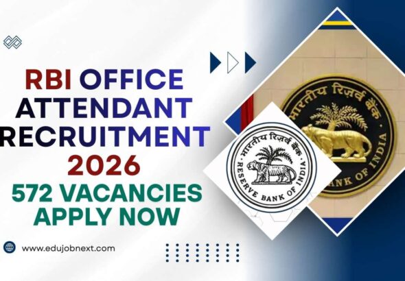 RBI Office Attendant Recruitment 2026