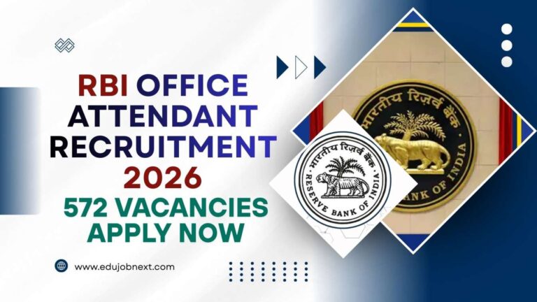 RBI Office Attendant Recruitment 2026
