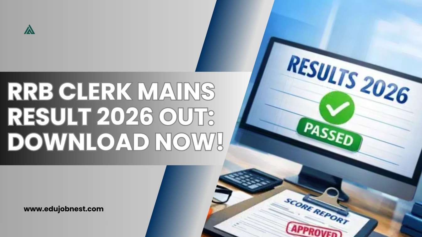 RRB Clerk Mains Result 2026 Out