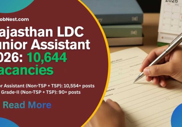 Rajasthan LDC Junior Assistant 2026