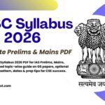 UPSC Syllabus 2026