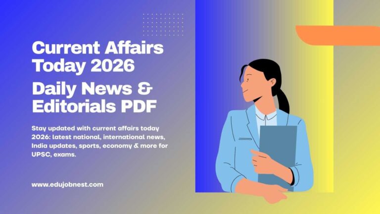 Current Affairs Today 2026
