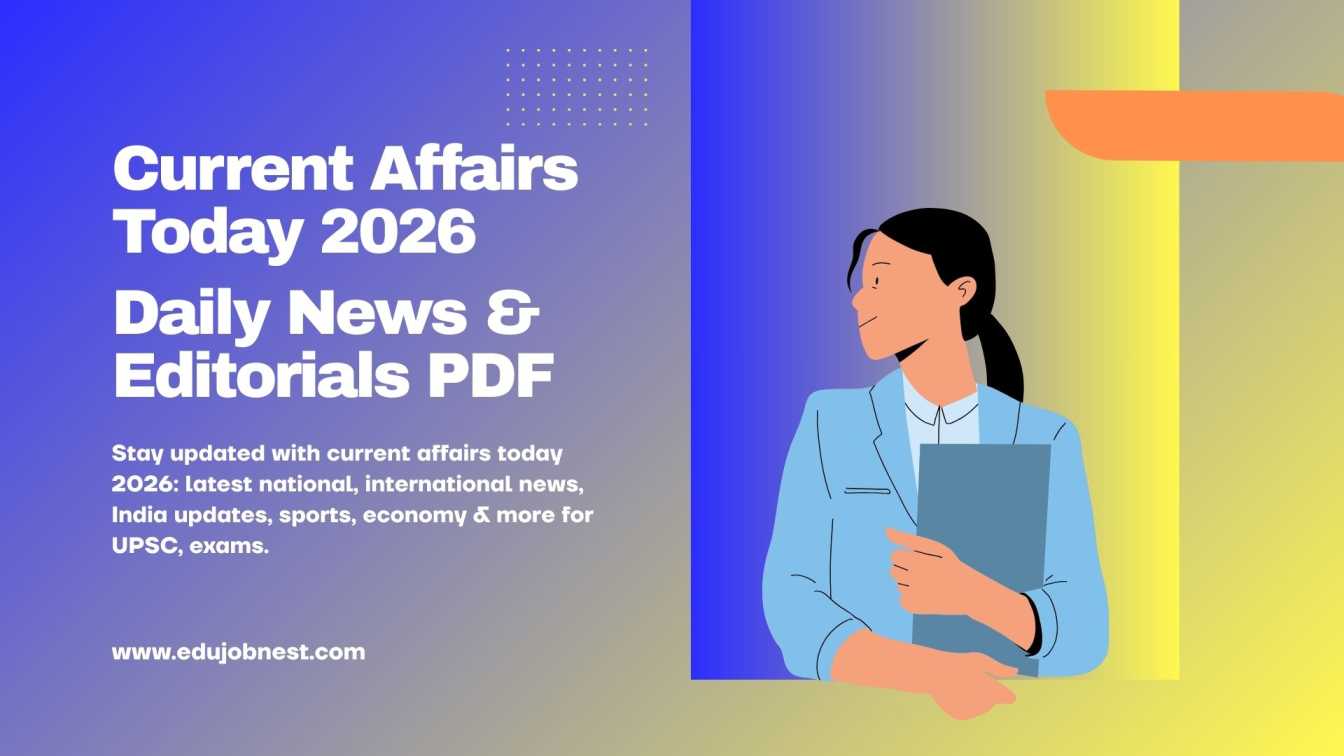 Current Affairs Today 2026