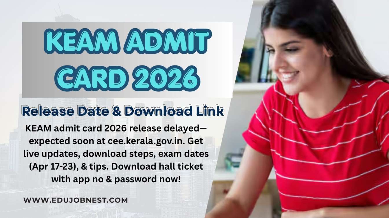 KEAM Admit Card 2026